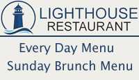 Check out the menus at the Lighthouse Restaurant at the Landings